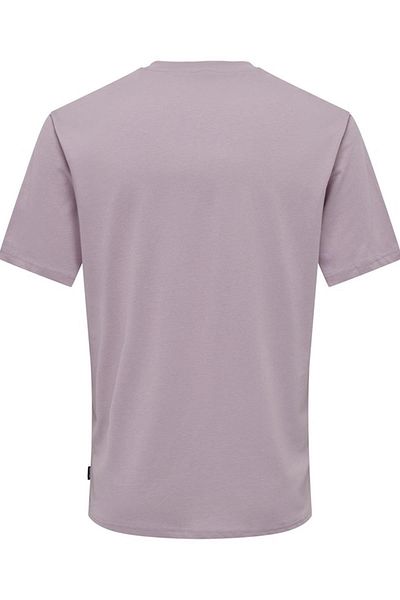 Only & Sons Ανδρικό μωβ μπλουζάκι Lamer Life (22028168-NRV)