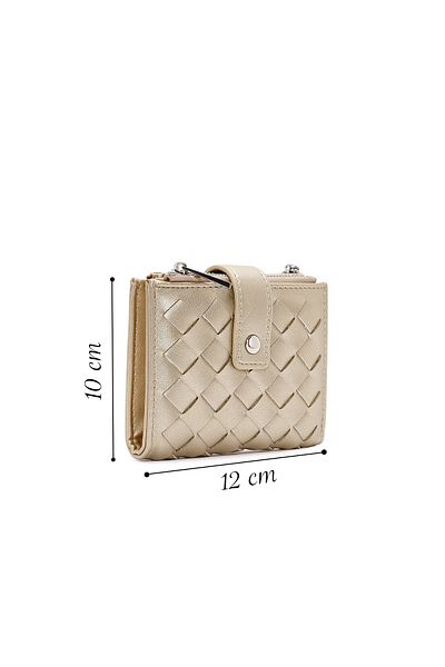 Derimod Women's Yellow Metallic Wallet 000A2D 550332