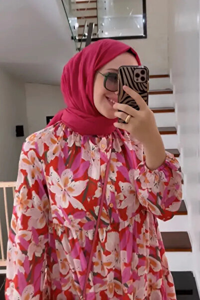 Madame Polo Feyza Hakyemez Bambus Kraş Šal - Fuksija