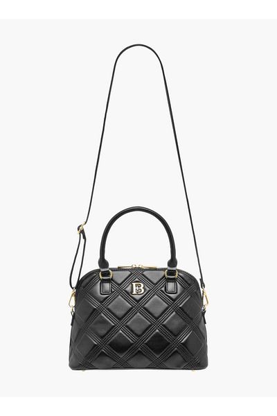Flora Bella by Shoexpress Flora Bella Quilted Tote Bag with Detachable Strap and Zip Closure