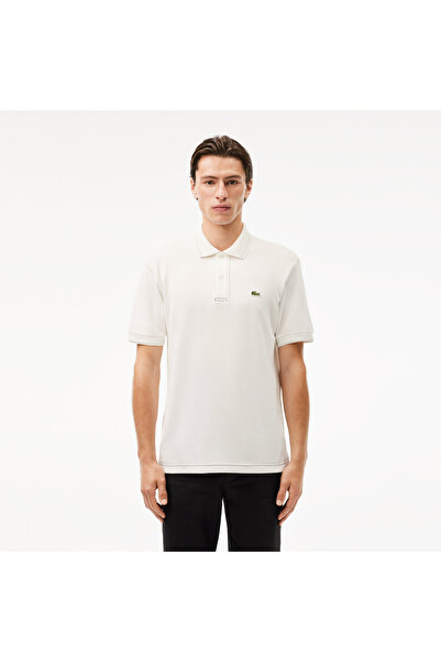 Lacoste Erkek Classic Fit Organik Pamuk Beyaz Polo