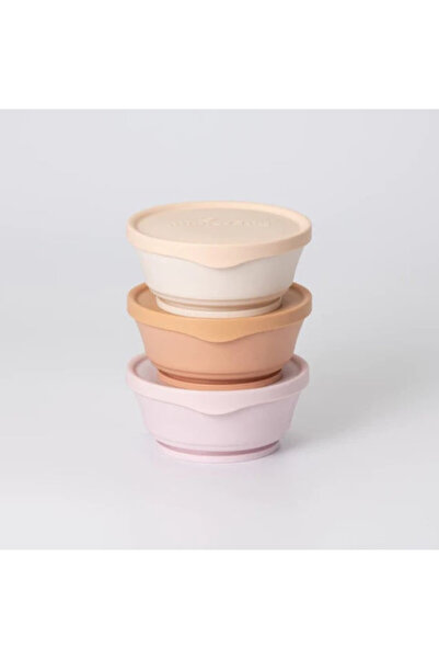 Miniware Σετ 3 boluri cu capac Miniware, 100% din materiale φυσικά βιοαποδομή...