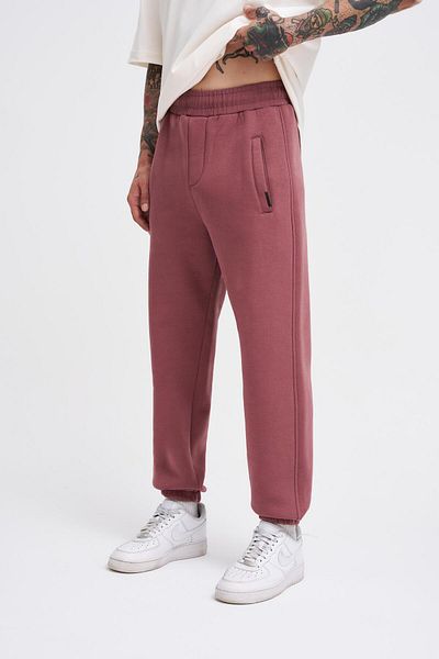Machinist Ανδρικό Jogger Regular Plum Φούτερ