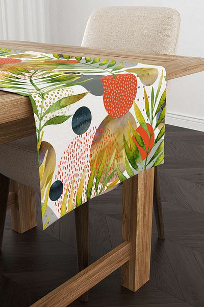 Cango Home Runner decorativ cu imprimare digitală Otyk1513-rn