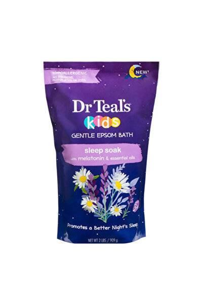 Dr Teals حمام إبسوم اللطيف للأطفال من دكتور تيلز مع الميلاتونين والزيوت العطر...