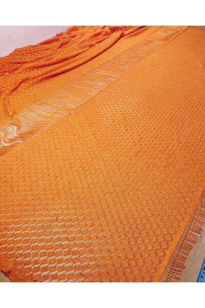 Kumaş Parça Помаранчевий синтетичний трикотаж - 170 см x 240 см Ширина