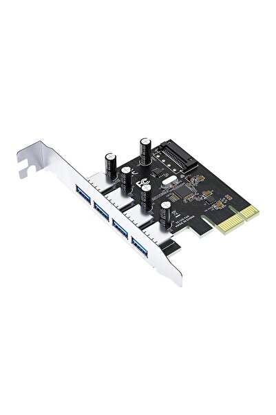 Veggieg Pcı-e Express 4 Portlu Usb 3.0 Hub Çoklayıcı Kart