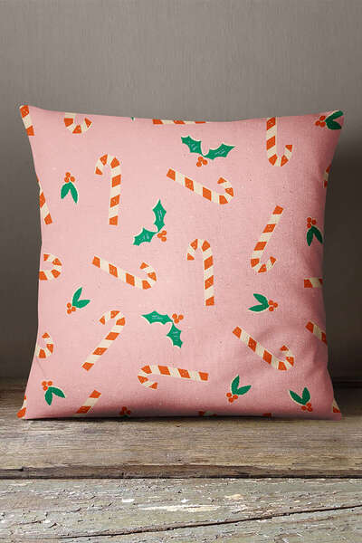 INSENSE HOME Кадифе Babyface Помаранчева новорічна подушка-подушка - Cgh208