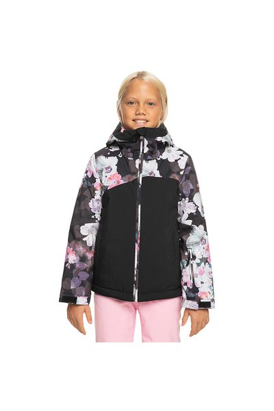 Roxy Girls Snowboard Coat Greywood Girl Black Girls Snowboard Jacket Ergtj03160