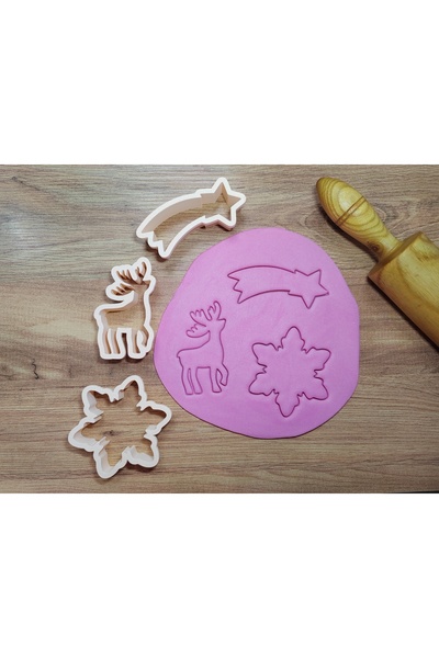 stilcraft Kurabiye Kalıbı Yılbaşı Temalı 1