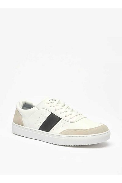 LBL by Shoexpress Panelled Lace-Up Sneakers