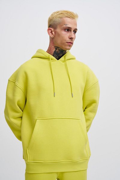 Machinist Ανδρικό φούτερ Basic Hooded Oversize Neo Green