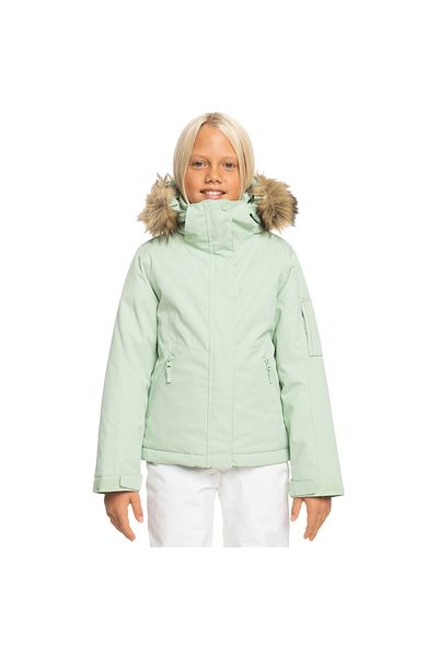 Roxy Girl's Snowboard Jacket Meade Girl Jk Green