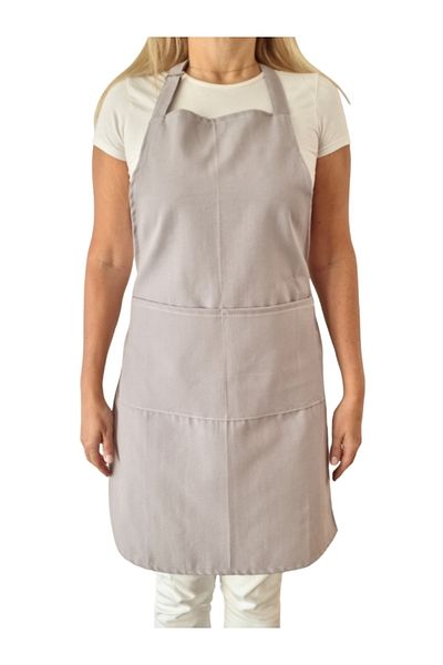 Enoteks Black Waterproof Kitchen Apron - 2 Large Pockets Barista Apron