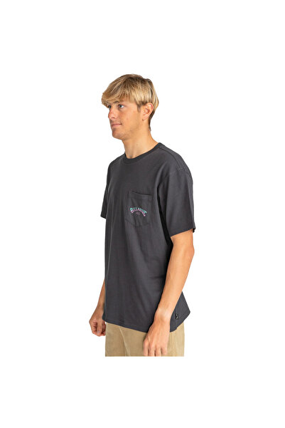 BİLLABONG Bıllabong Billabong Stacked Arch Pkt Ανδρικό μαύρο μπλουζάκι Ανδρικό μπλουζάκι Ebyzt00175