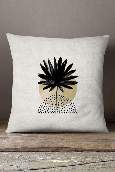 INSENSE HOME Жовтий чорний оксамит - Богемський скандинавський візерунок з ци...