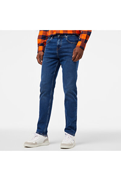 Lacoste Erkek Regular Fit Koyu Mavi Jean Pantolon