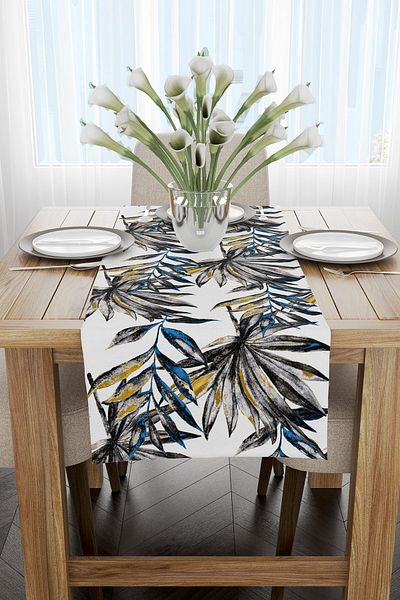 Cango Home Dekoatif Digital Printed Runner Chg003-rn