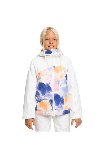Roxy Girls Snowboard Coat Greywood Girl White Girls Snowboard Jacket Ergtj03160
