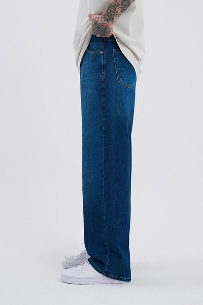 Machinist Men's Oversize Baggy Jean Dark Blue