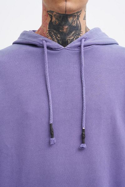 Machinist Ανδρικό φούτερ Basic Hooded Oversize Washable Mystic