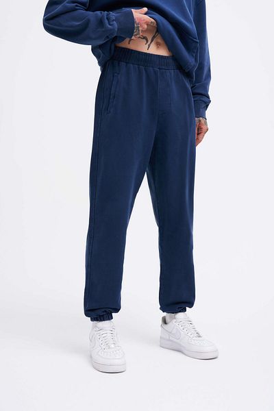 Machinist Ανδρικό παντελόνι ιδρώτα Basic Jogger Navy Blue που πλένεται