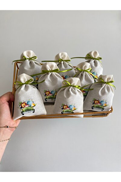 MADE BY STATİS Safari Model Baskı Lavanta Kesesi Hediyelik 10'lu