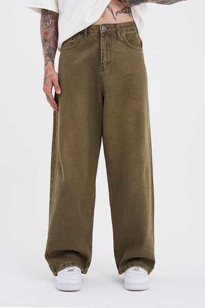 Machinist Ανδρικό φαρδύ Oversize Jean - KHAKI ACID