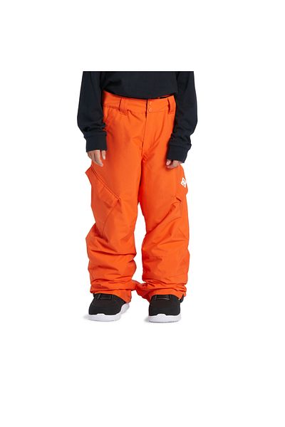 DC Orange Boy's Flat Waterproof Ski Pants Adbtp03011