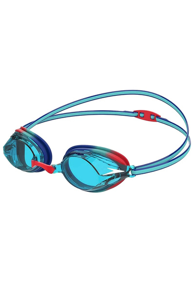 SPEEDO نظارات السباحة للأطفال من Vengeance Gog Ju باللون الأزرق/الأحمر للجنسين 8-11323g801