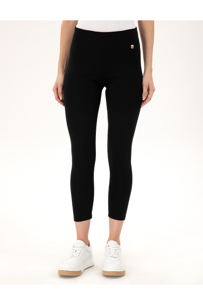 Pierre Cardin Black Slim Fit Leggings 50300720 -Vr046
