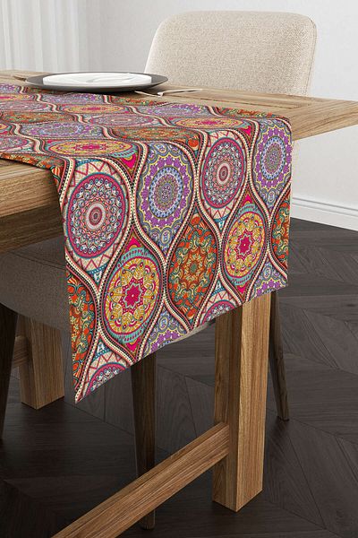 Cango Home Runner decorativ cu imprimare digitală Cgh504-rn