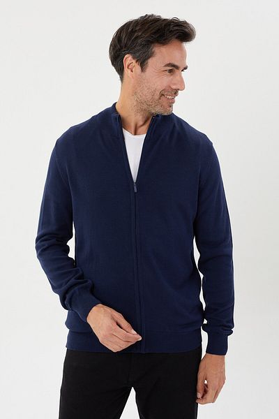 Tony Montana Tricotaj cu guler triplu cu fermoar de mărime mare-TB-3046