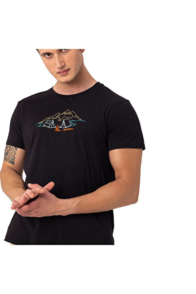 Merrell Ανδρικό μαύρο μπλουζάκι - Casual, Tamp Model