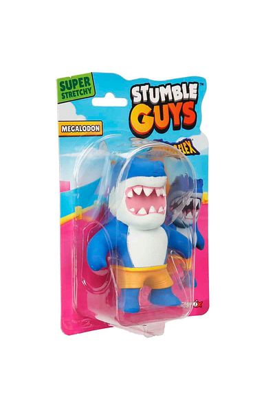 Sunman Megaladon@18Cm - Monster Flex Stumble Guys Toy with Flexible Extending Stretch Figure