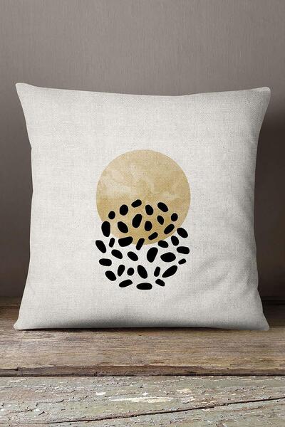 INSENSE HOME Жовтий чорний оксамит - Богемський скандинавський візерунок з ци...