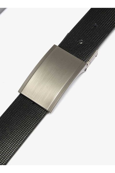 LBL by Shoexpress Textured Belt with Box Buckle Closure