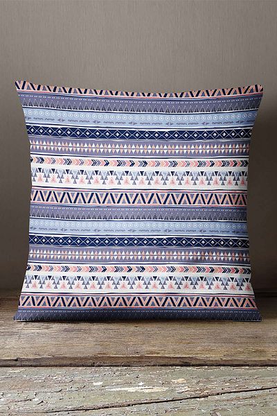 INSENSE HOME Velvet Babyface Violet Alb Boem Stil Etnic Imprimare Digitală Husă de Pernă - Cgh490