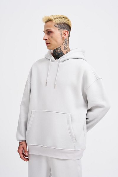 Machinist Ανδρικό φούτερ Basic Hooded Oversize Grey