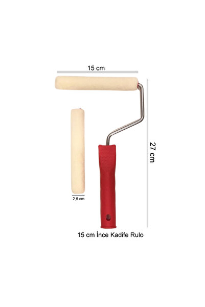 Desenartist Brush Kadife Rulo 15 cm Set.1 Kalite(2 li)