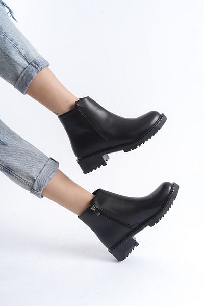 Karanshoes Γυναικείες μαύρες μπότες Bianccaa