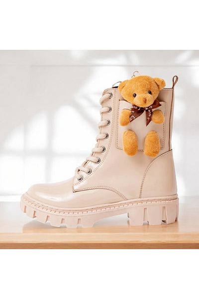 JOJO KIDS Κοριτσίστικο αδιάβροχο αρκουδάκι - με αξεσουάρ, κορδόνια και φερμουάρ