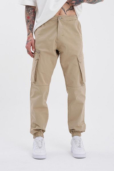 Machinist Beige Jogger Jean - Ανδρική τσέπη Cargo
