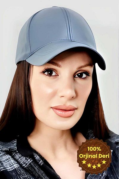 Trenderrs Καπέλο Unisex 100% Δερμάτινο Ρυθμιζόμενο Καπέλο Πλάτης