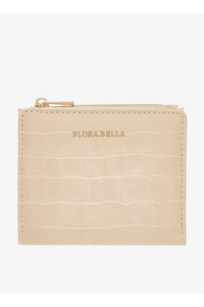 Flora Bella by Shoexpress Flora Bella Textured Cardholder with Zip Closure