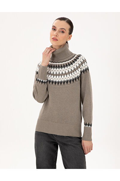 Pierre Cardin Vizon Regular Fit Yün Karışımlı Balıkçı Yaka Kazak 50291034-VR052