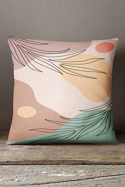 INSENSE HOME Somot Babyface žuto-zeleni apstraktni moderni list Sa deznom dek...