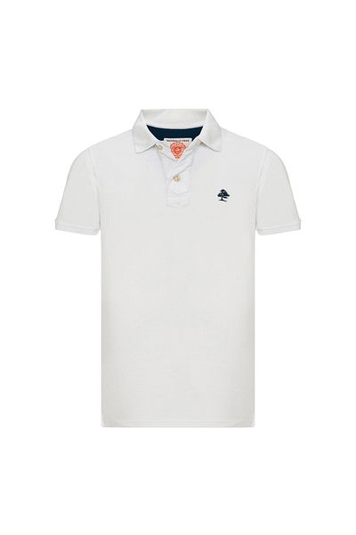 ROUTEFIELD Patriot Men's Polo T-Shirt (White)