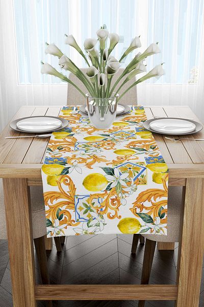 Cango Home Runner cu imprimare digitală decorativă Cgh505-rn