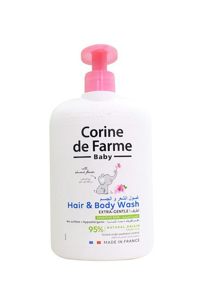 CORINE DE FARME -Baby Hair & Body Wash  Extra Gentle 500ml